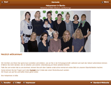 Tablet Screenshot of hebammen-in-mitte.de